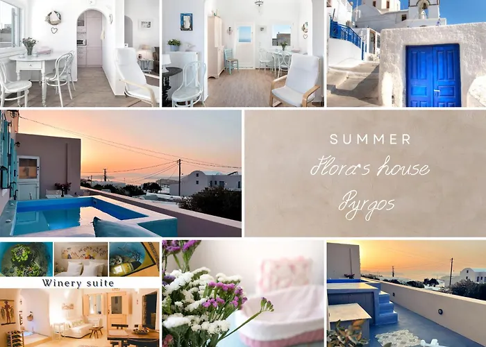 Flora's House & Cave Winery Ferienhaus *